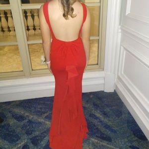 Red prom dress
